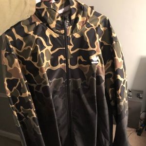 Adidas camo gradient windbreaker XXL